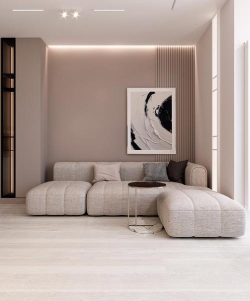 Кухня - гостиная, площадью - 23 кв. 05