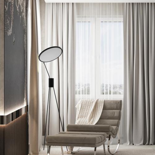 Невероятно стильная и привлекательная кухня - гостиная. 04