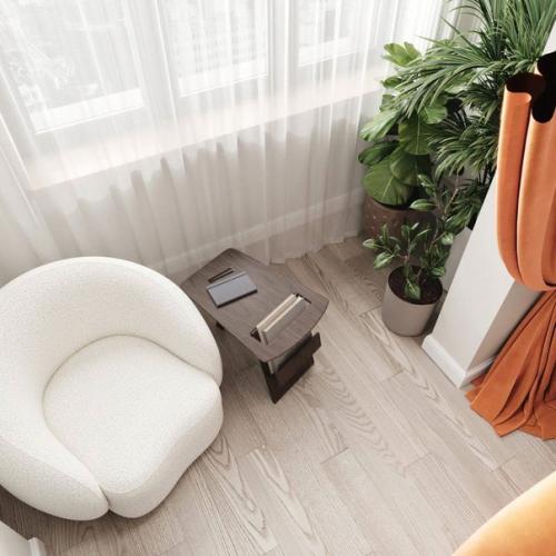 Спальня с яркими акцентами. 02