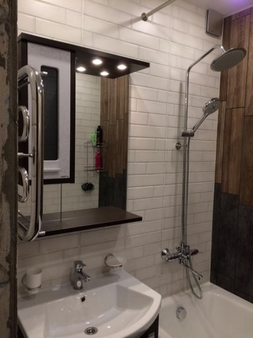 Преобразили ванную и санузел насколько смогли! 02