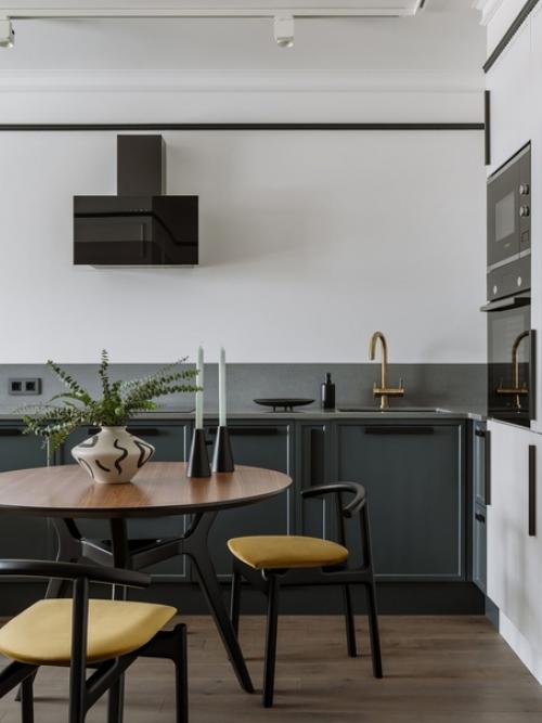 Евродвушка с большой кухней - гостиной и камерной спальней. 04