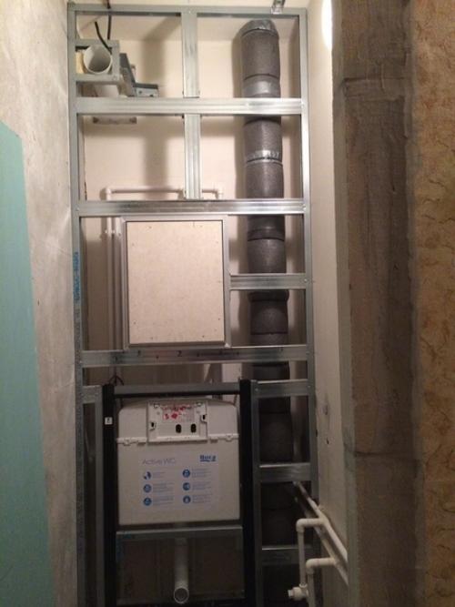 Преобразили ванную и санузел насколько смогли! 04