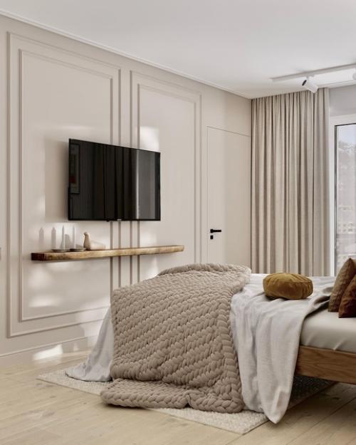 Уютная и очень тёплая спальня. 06