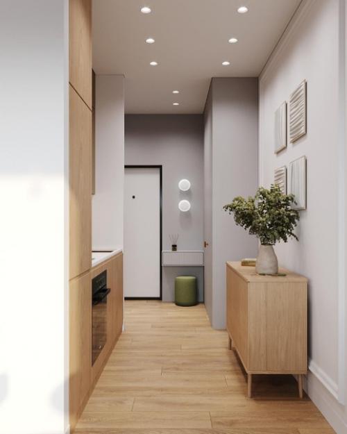 Зона кухни и коридора. 04