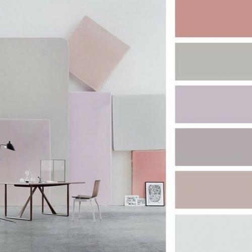 Сочетание розового с другими цветами пыльно. 05