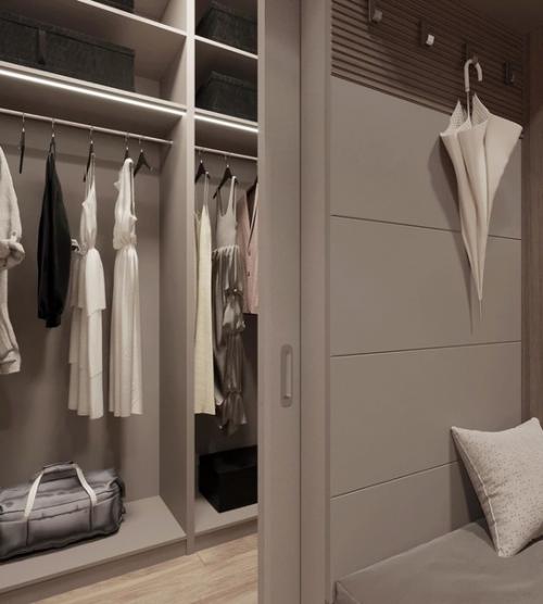 Проект прихожей и гардеробной! 06