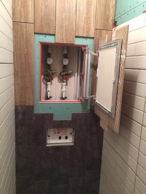 Преобразили ванную и санузел насколько смогли! 06