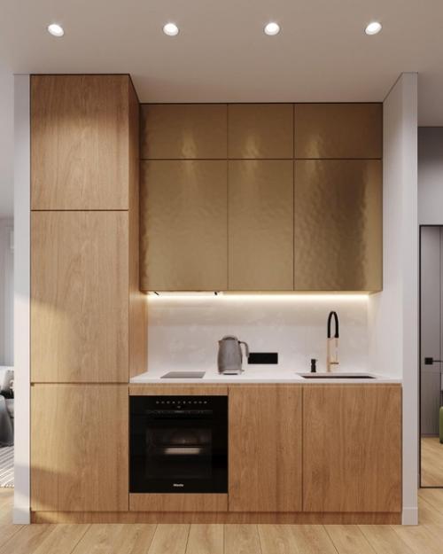 Зона кухни и коридора. 02