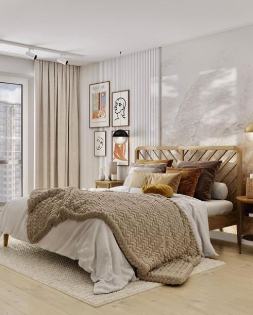 Уютная и очень тёплая спальня. 05