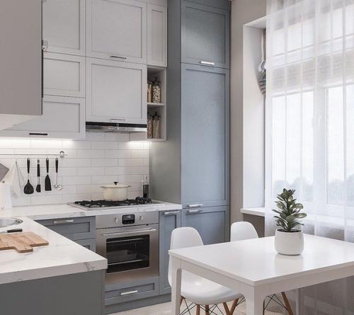 На ваш суд проект интерьера кухни.