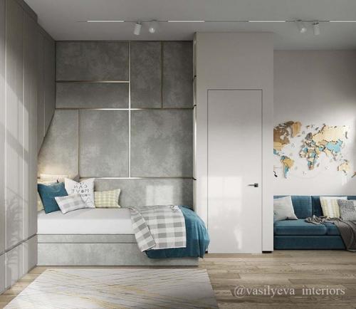 Визуализация детской комнаты в загородном доме. 06