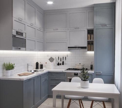 На ваш суд проект интерьера кухни. 01