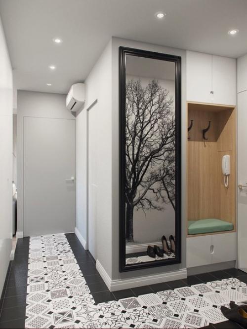 Проект был разработан для молодой пары и их первой квартиры площадь небольшая 27 м 2. 05