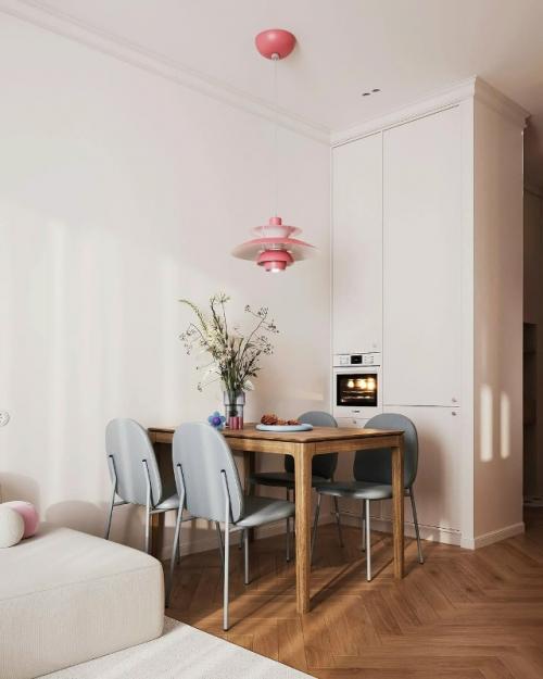 Запрос был очень трогательным и вдохновляющим: много воздуха, света и голубой цвет. 07