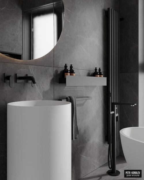 Ванная комната с панорамным окном. 02