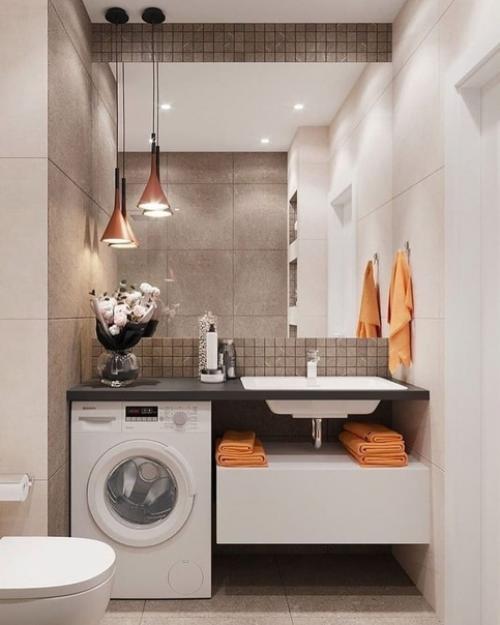 Проект однокомнатной квартиры с зонированой спальней, площадь 49 м 2. 09