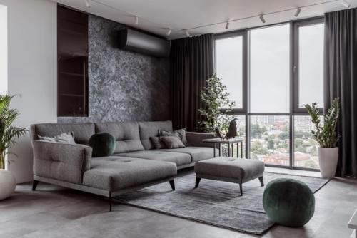 Монохромная квартира в минималистичном интерьере. 02