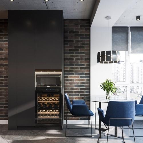 Проект квартиры для уверенного в себе мужчины. 05