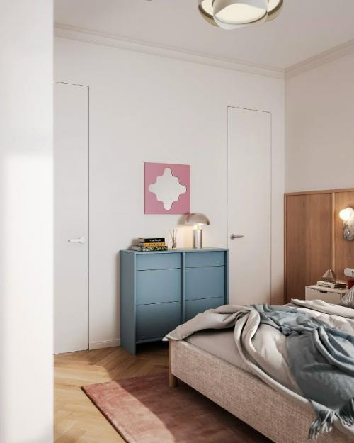 Запрос был очень трогательным и вдохновляющим: много воздуха, света и голубой цвет. 03