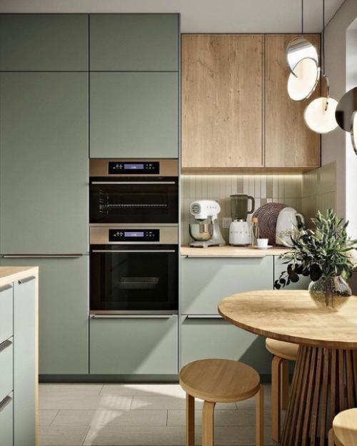 Интерьер кухни, площадью - 7. 9 кв. 05