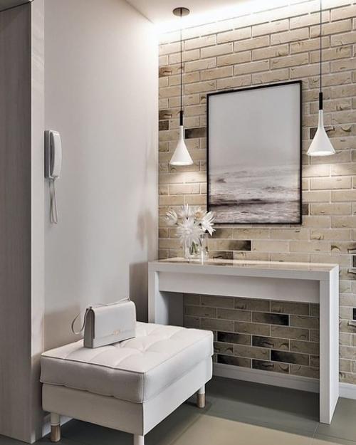 Проект однокомнатной квартиры с зонированой спальней, площадь 49 м 2. 05