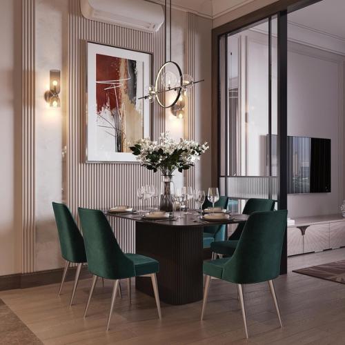 Кухня - гостиная, площадью - 31 кв. 03