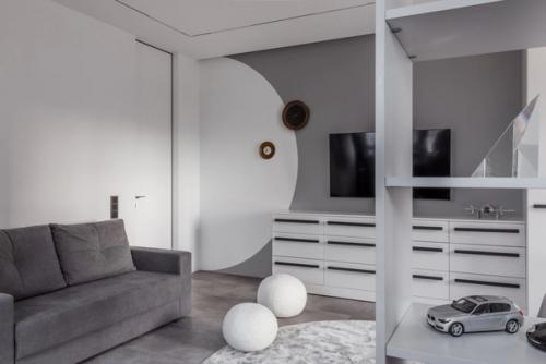 Монохромная квартира в минималистичном интерьере. 08