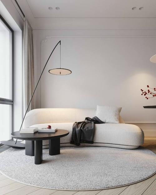 Компактное пространство раскрывается благодаря продуманной планировке, французскому минимализму и изящным деталям. 04