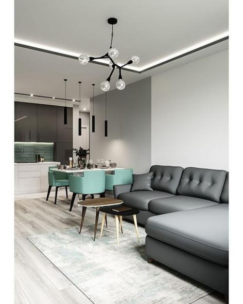 Кухня в серых тонах. 04