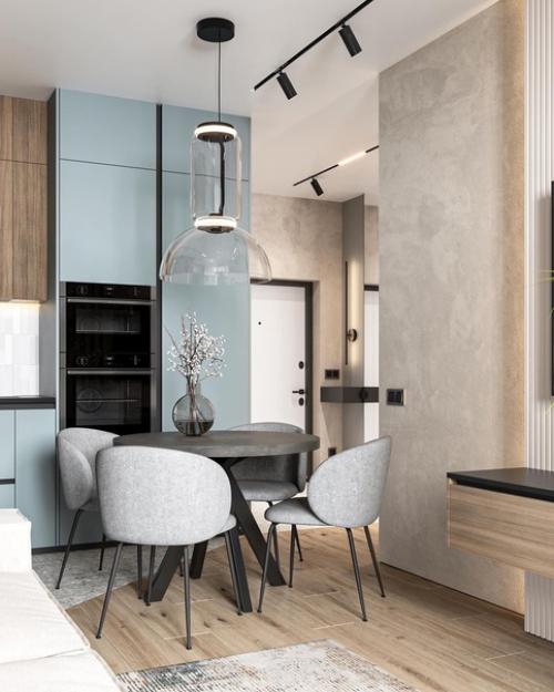 Кухня - гостиная, площадью - 15, 6 кв. 04