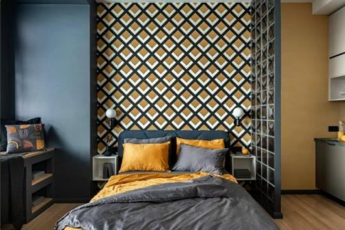 Пример того, как грамотное планировочное решение может полностью изменить восприятие небольшого пространства. 01