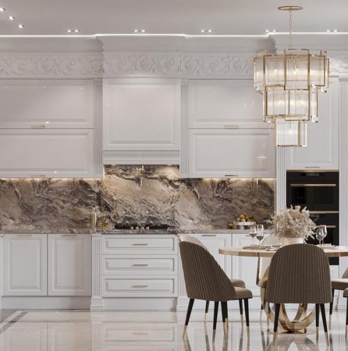 Уютный интерьер кухни. 01