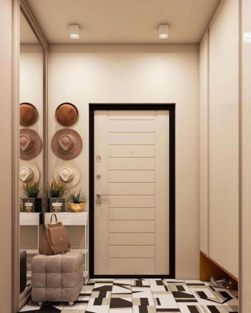 Монохромная квартира для девушки!