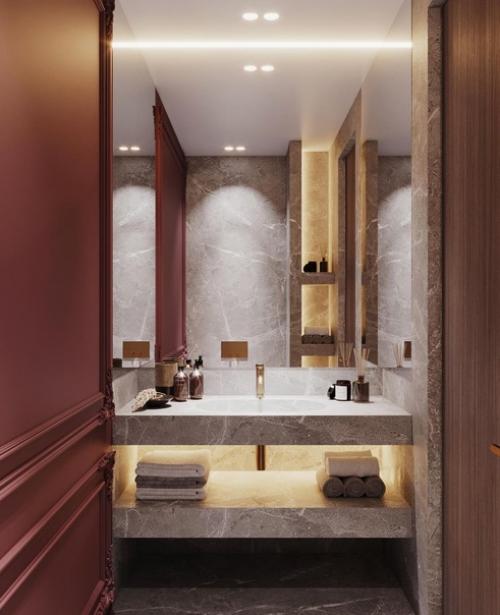 Ванная комната и санузел из одного проекта. 09