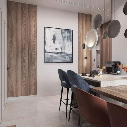 Кухня - гостиная площадью 21 кв. 04