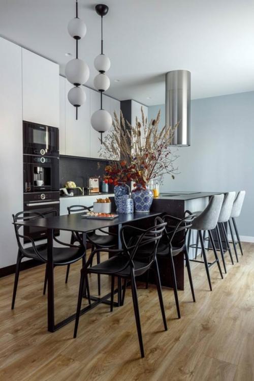 Светлый воздушный интерьер трехкомнатной квартиры, площадью - 88, 6 кв. 03