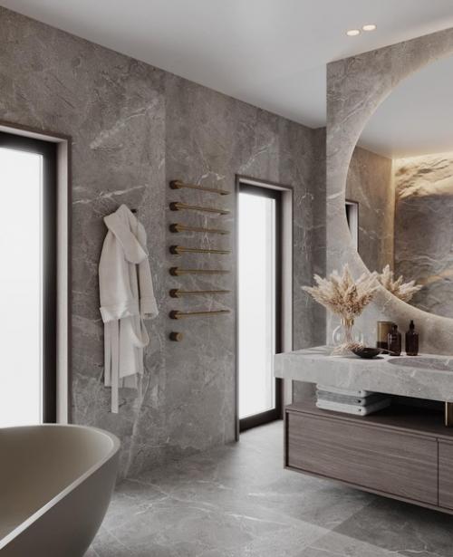 Ванная комната и санузел из одного проекта. 05