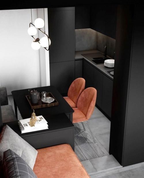 Кухня - лоджия, площадью - 17 кв. 05