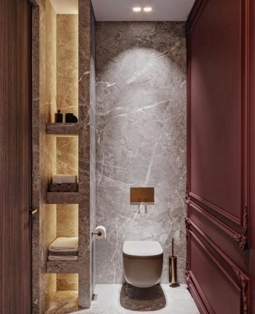 Ванная комната и санузел из одного проекта.