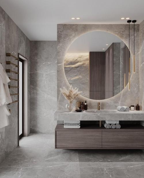 Ванная комната и санузел из одного проекта. 03