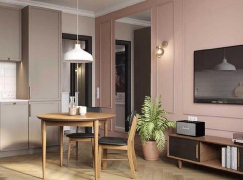 Кухня - гостиная, площадью - 14 кв. 02