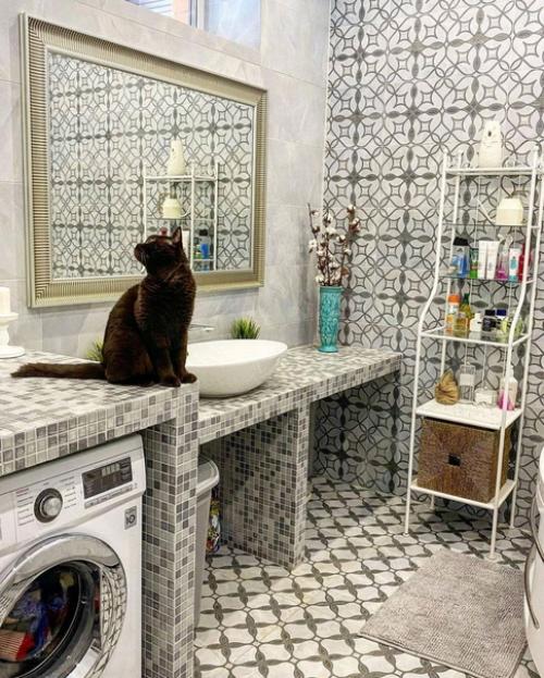 Приятный интерьер в нейтральных оттенках. 06