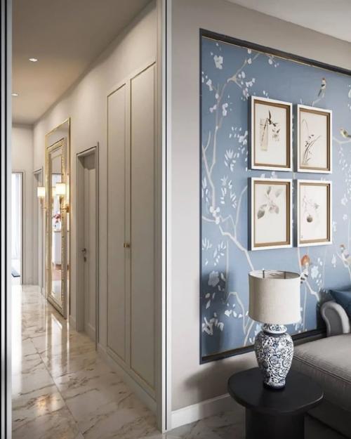 Монохромный дизайн квартиры. 07