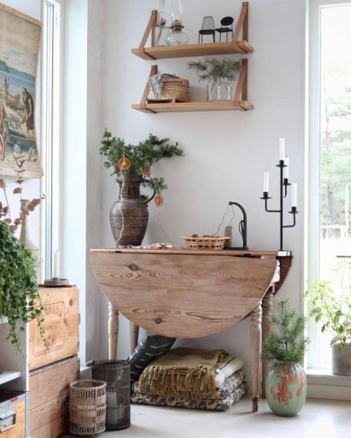 Хозяйка этого очаровательного дома точно знает секрет сочетания винтажного декора. 05