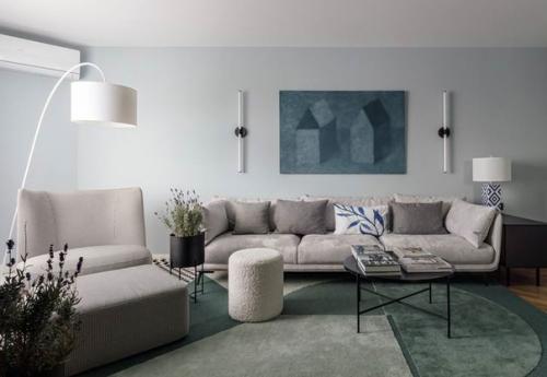 Светлый воздушный интерьер трехкомнатной квартиры, площадью - 88, 6 кв. 02