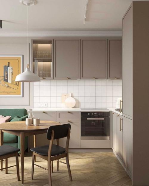 Кухня - гостиная, площадью - 14 кв. 03