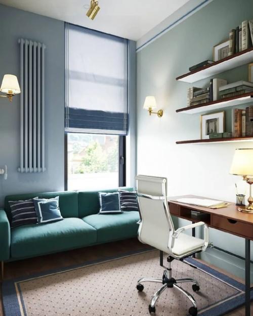 Монохромный дизайн квартиры. 06