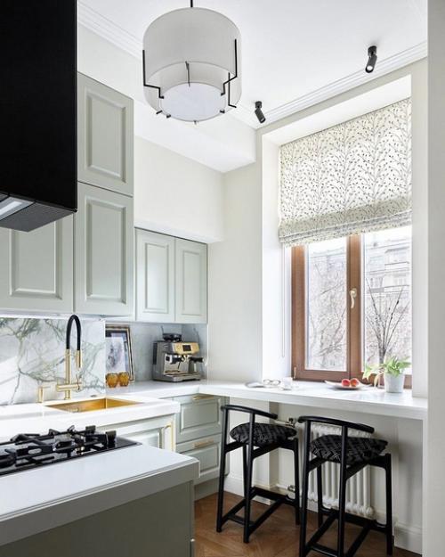 Реконструкция квартиры в старом фонде, площадь которой вместе с террасой составляет 77 кв. 02