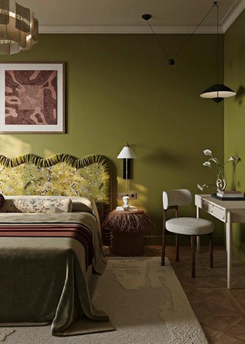 Яркие и смелые интерьеры для вашего вдохновения - это пространство, где цвет, форма и характер выходят на первый план. 06