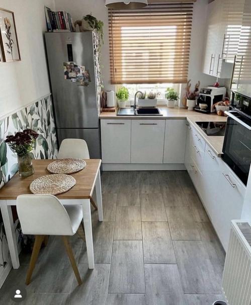 Интерьер кухни в скандинавском стиле. 01